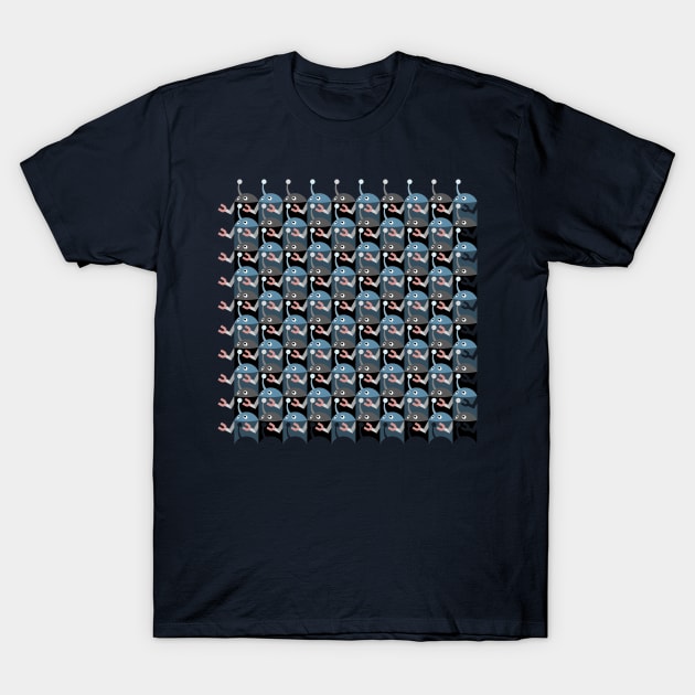 Robot Tessellation T-Shirt by inotyler